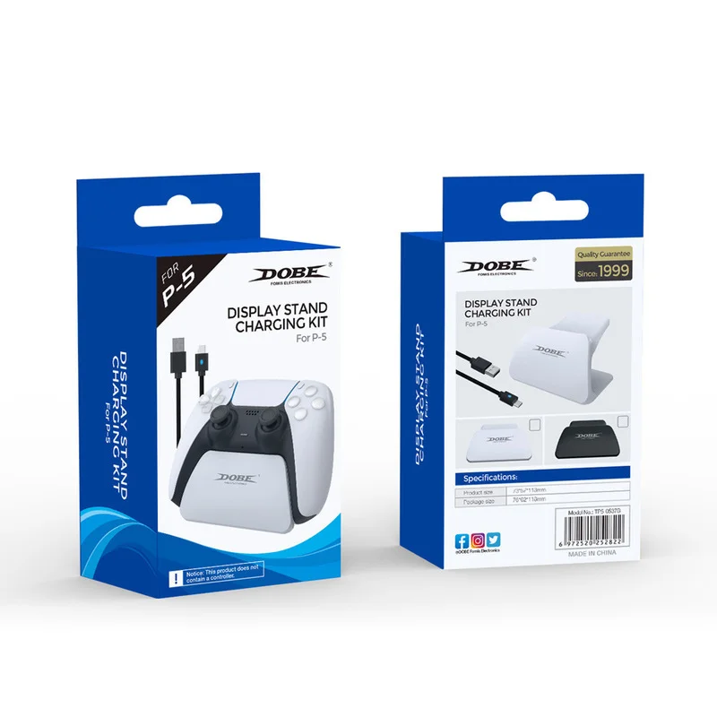 
Grip Holder For PS5 Gamepad Display Rack Stand Support with USB Cable For PlayStation 5 Controller Games Wireless Base Bracket 