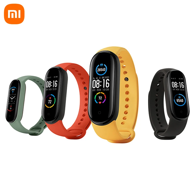 2021 New Arrival Xiaomi Mi Band 5 Touch Screen Cheap Prices Smart Watches water proof smart bracelet mi band