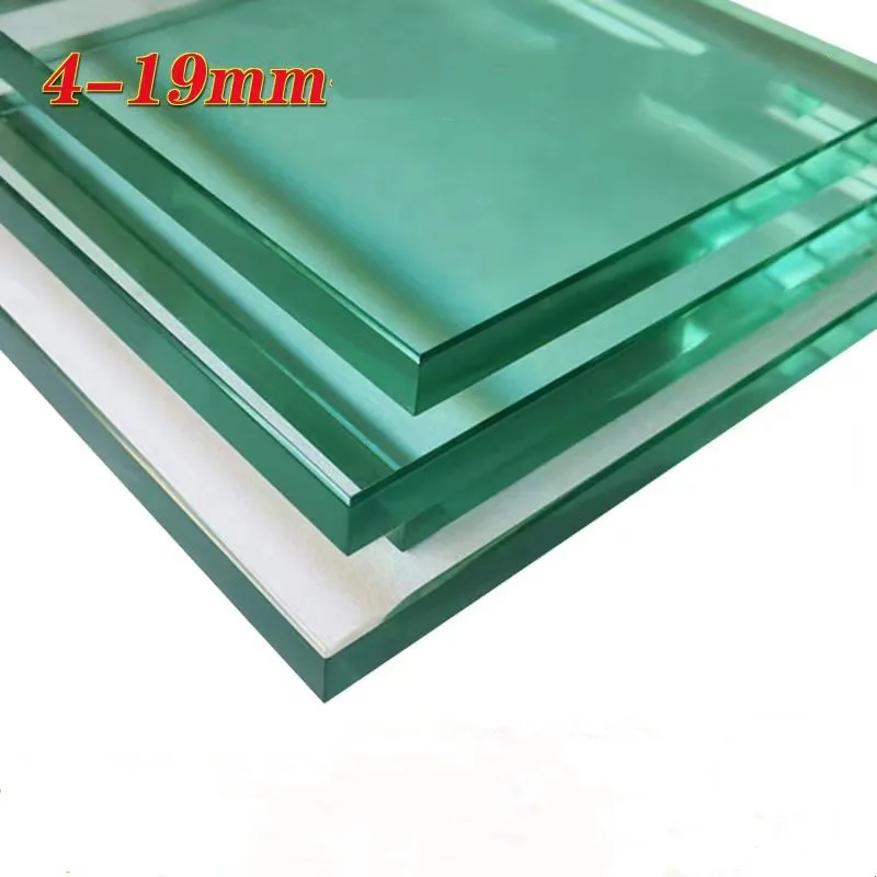3mm-19mm Factory Price Customized Sizes Clear Tempered Glass For Building Decoration
