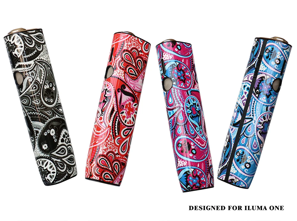 4 Colors Flower PU Leather Case for Iqos iluma One Cover Portable Cigarette Smoking Cases
