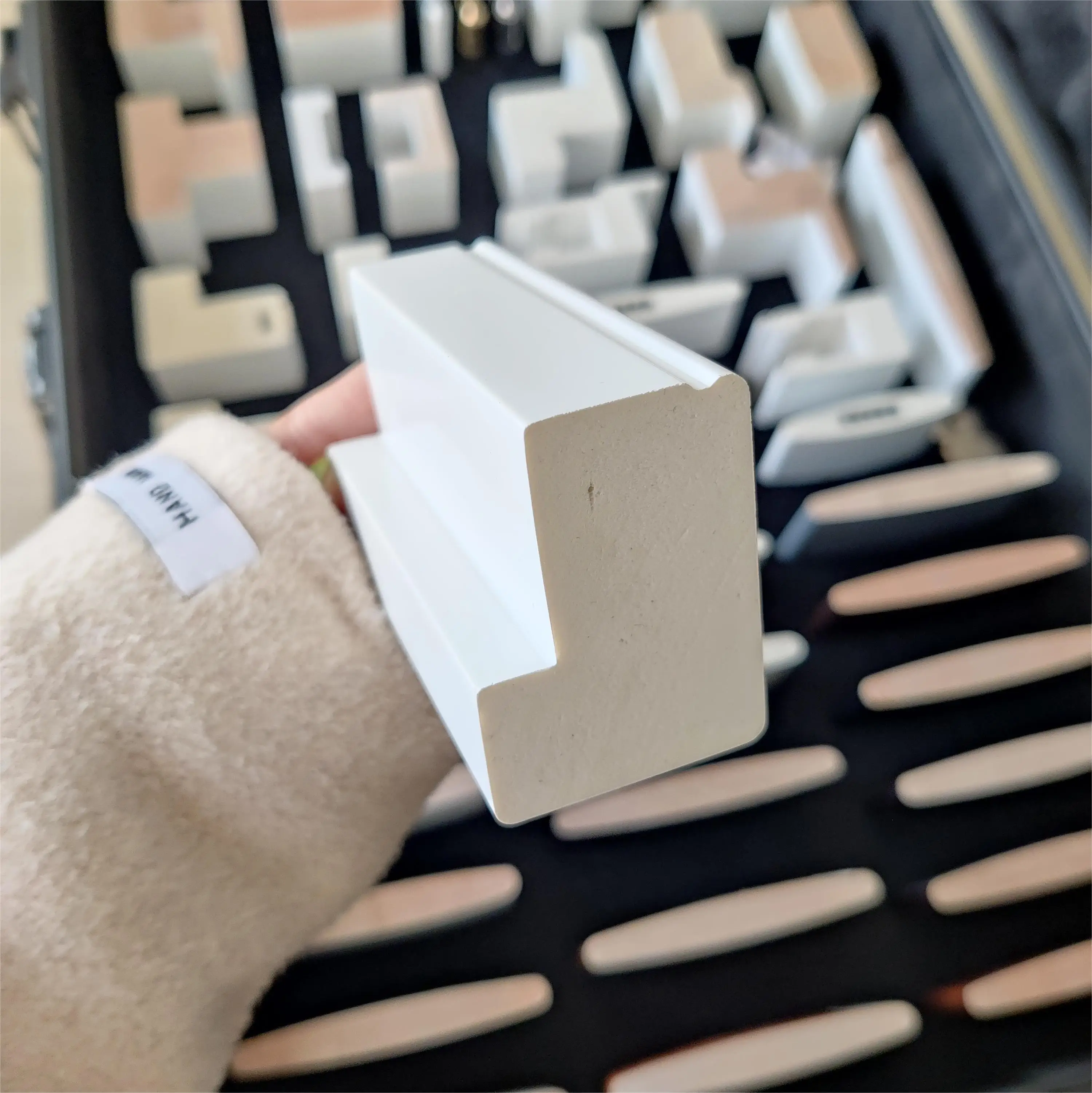 Excellent Sunlight Adjustable Window Louver Profiles Wooden/PVC mechanical plantation shutters components