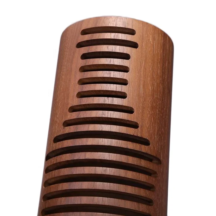 Factory OEM unique design hollow wooden box red wine collect box