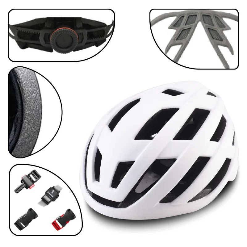 EASETOUR Fashion Design Bicycle Road Racing Helmets EPS In-mold Bike Helmet for Adult