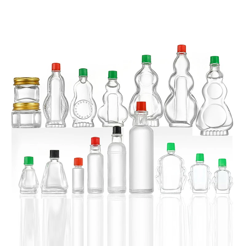 3ml 6ml 9ml 12ml Customizable Glass Bottle for Medicated Balm Essential Menthol Oil Eucalyptus Oil