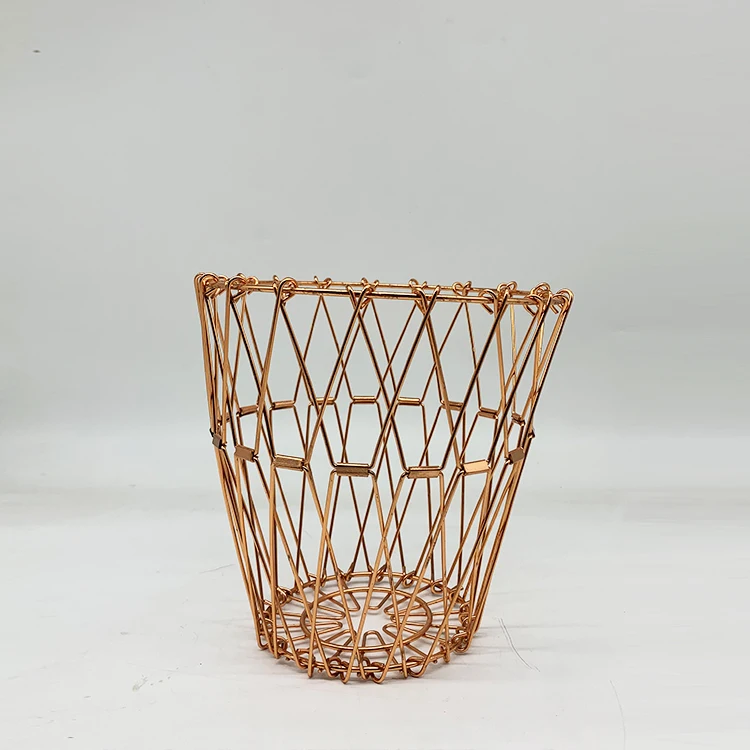 Adjustable Free Style Egg Food Fruit Metal Storage Basket Metal Fruit Basket