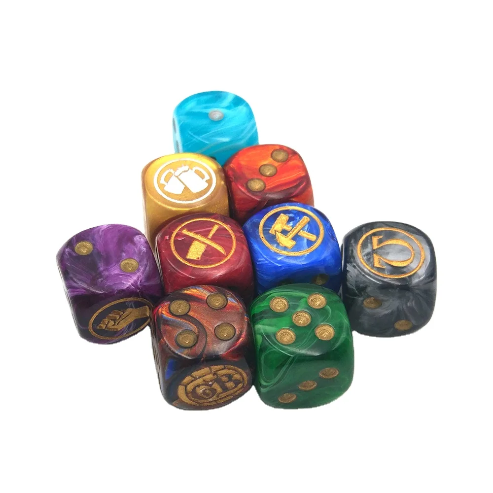 Factory Price Custom Logo Cube Cheap Price Wholesale Round Corner D6 Custom Dice