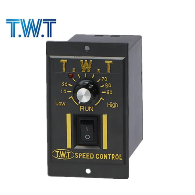 twt speed control ac induction gear motor with speed controller us-52