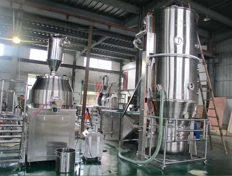 
HLSG-200 Automatic Rapid High Shear Mixing Granulator Oscillating Granulator for Wet Type Powder 