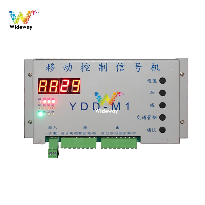 Solar portable mobile traffic light controller