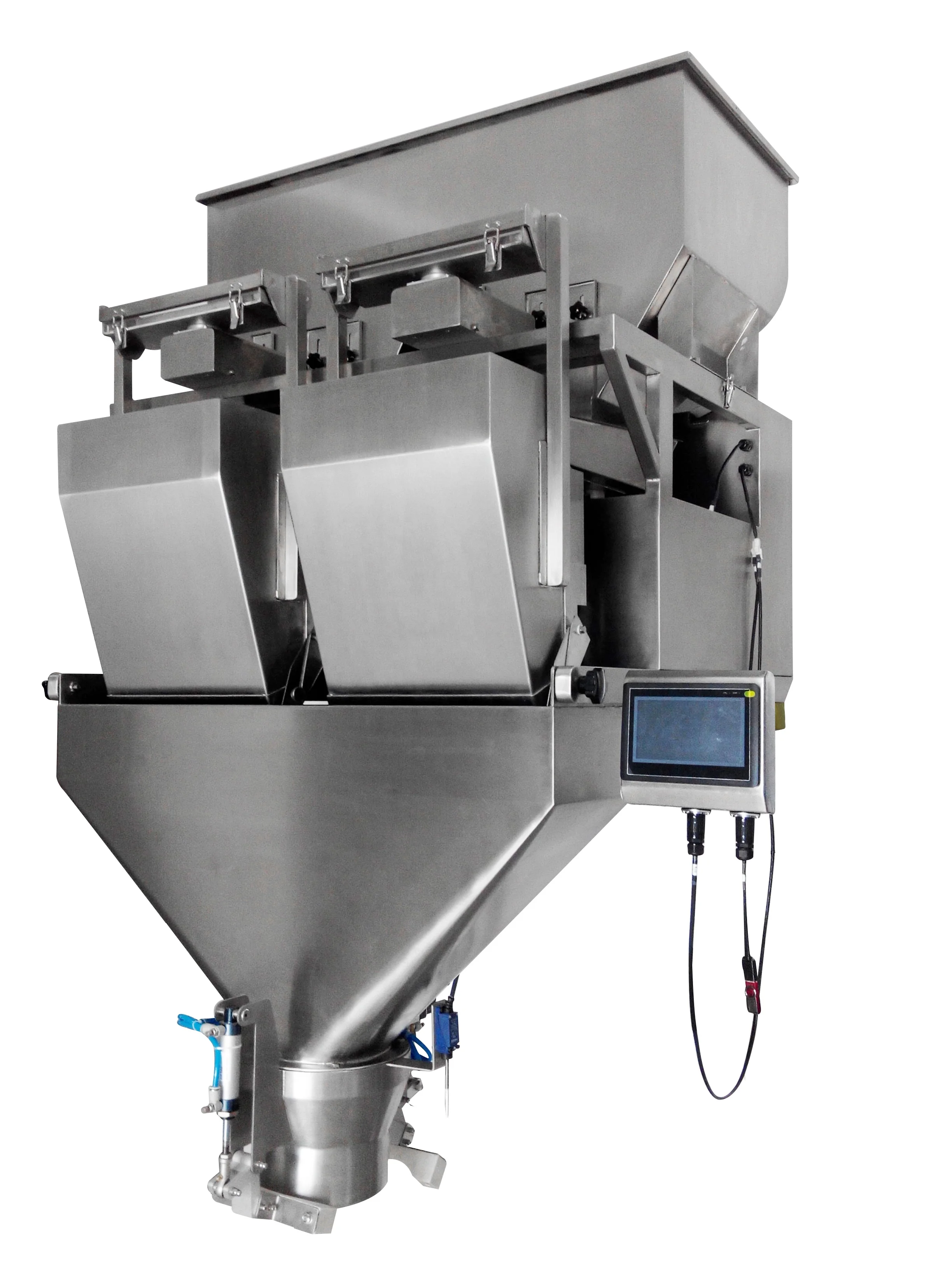 Granule Sugar Salt Rice Grain Single Head Hopper Weighing Filling  Linear Weigher