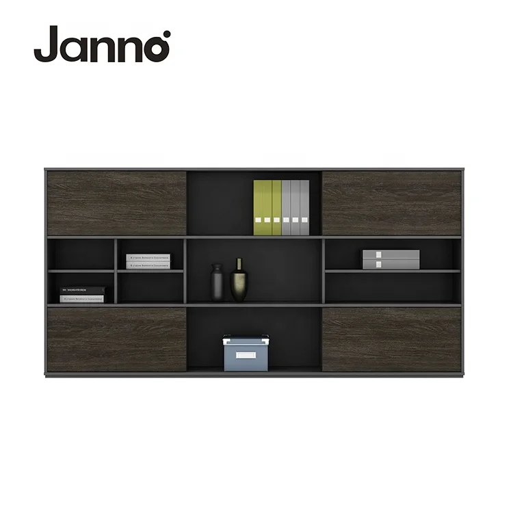 Роскошный современный офисный шкаф для хранения документов ширина 3 6 м деревянная книжная полка