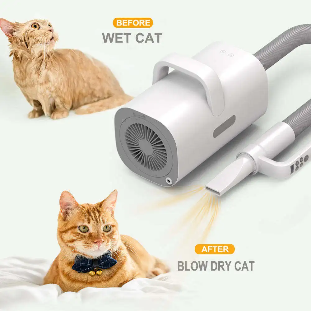 Good Sale Dog Clipper Pet Grooming Tools Custom Logo Pet Vacuum Dryer Dog Grooming Kit Dog Vacuum For Shedding Grooming