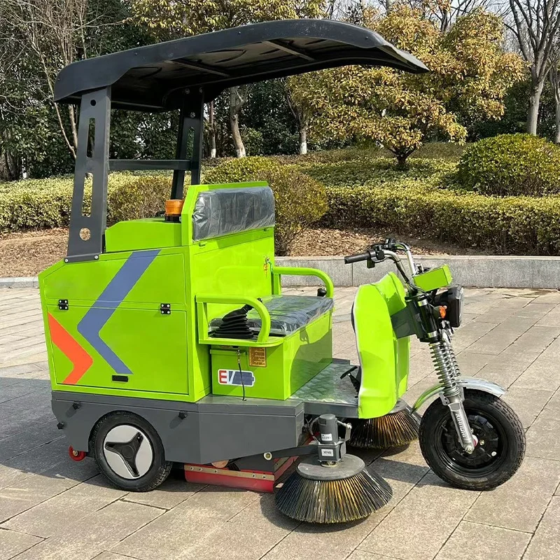 3 wheel 5 brushes motorcycle sweeper electric road sweeper machine street sweeper for sale