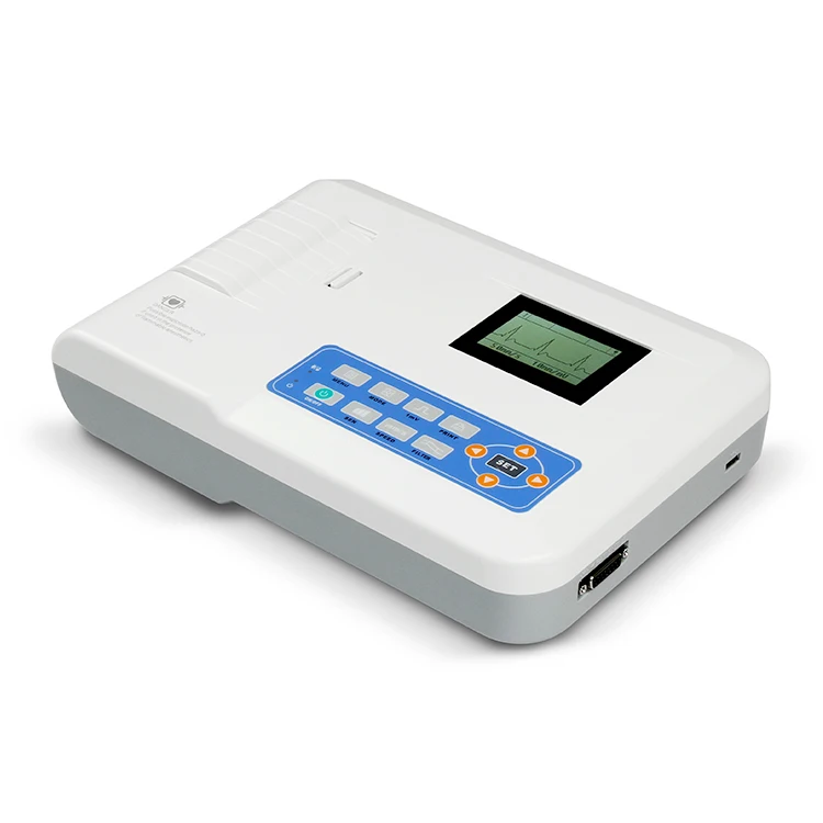 Big Deal Contec ECG300GA  ecg monitor vital sign monitor digital 3 6 channel ambulance ecg machines