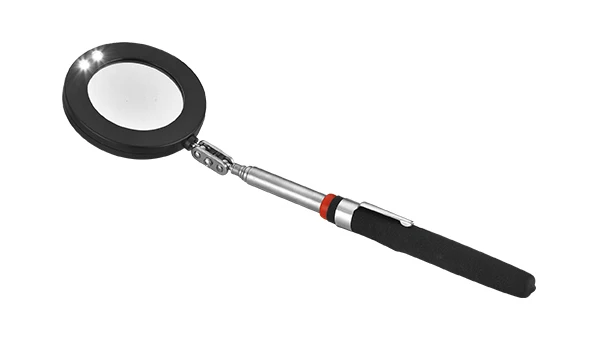 Wholesale Adjustable Multi-angle refrigeration tool stainless steel antenna round telescoping inspection mirror for hvac