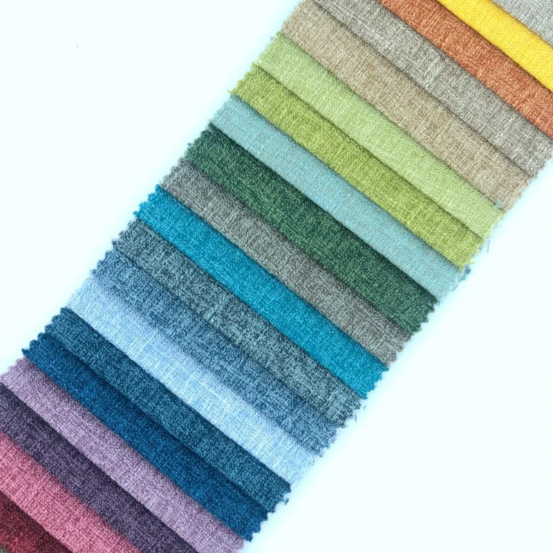Morden type  medium weight 320gsm  backing  low moq yarn dyed  material  upholstery  for pillow