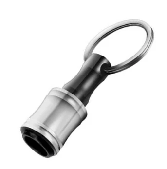 TGS 1/4 inch black aluminum hex handle batch head quick release sleeve three-slot extension pole key chain set