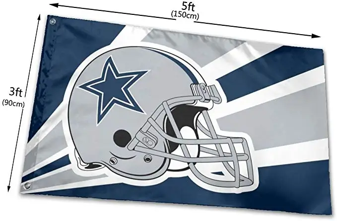 NFL American Football Team Dallas Cowboys Flags Durable 100% Polyester Home House Garden Flag Decor 3x5 Ft