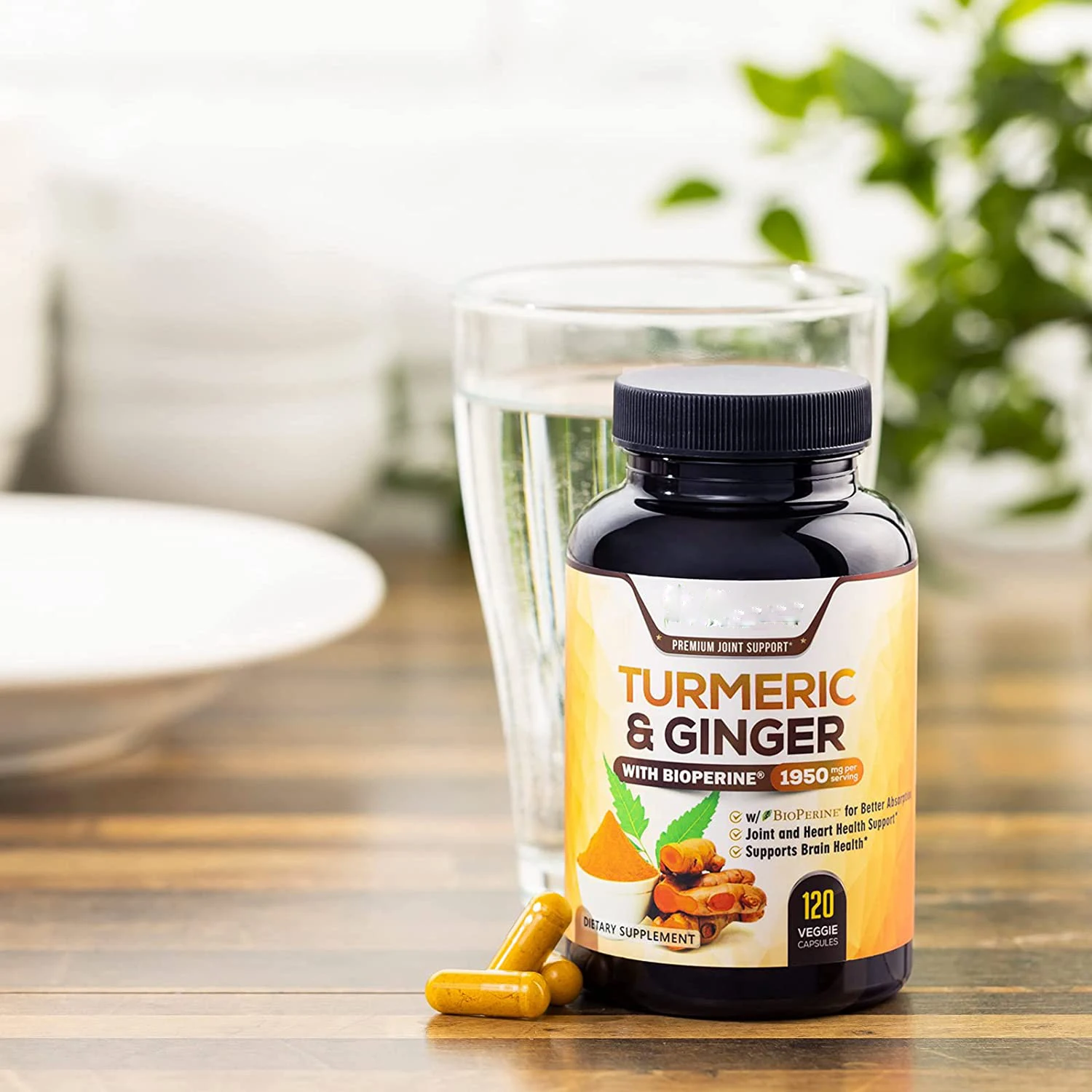 High Quality supplement turmeric root extract curcumin 95% kosher certificate turmeric 95% 500mg curcumin capsule