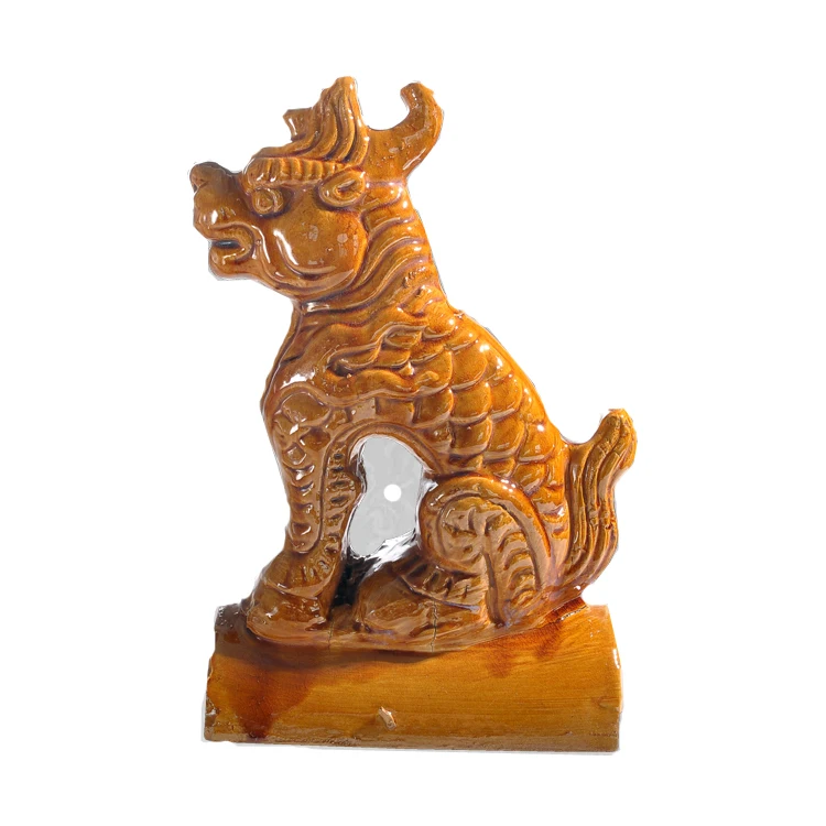 Traditional Chinese Ceramic Dragon Roof Finials Roof Decoration China Temple Mosque