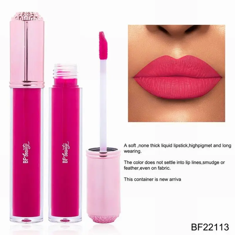 Best Waterproof Stay Creamy Matte Ink Liquid Lipstick Kit Private Label Unbranded Dark Brown Vegan Matte Nude Liquid Lipstick