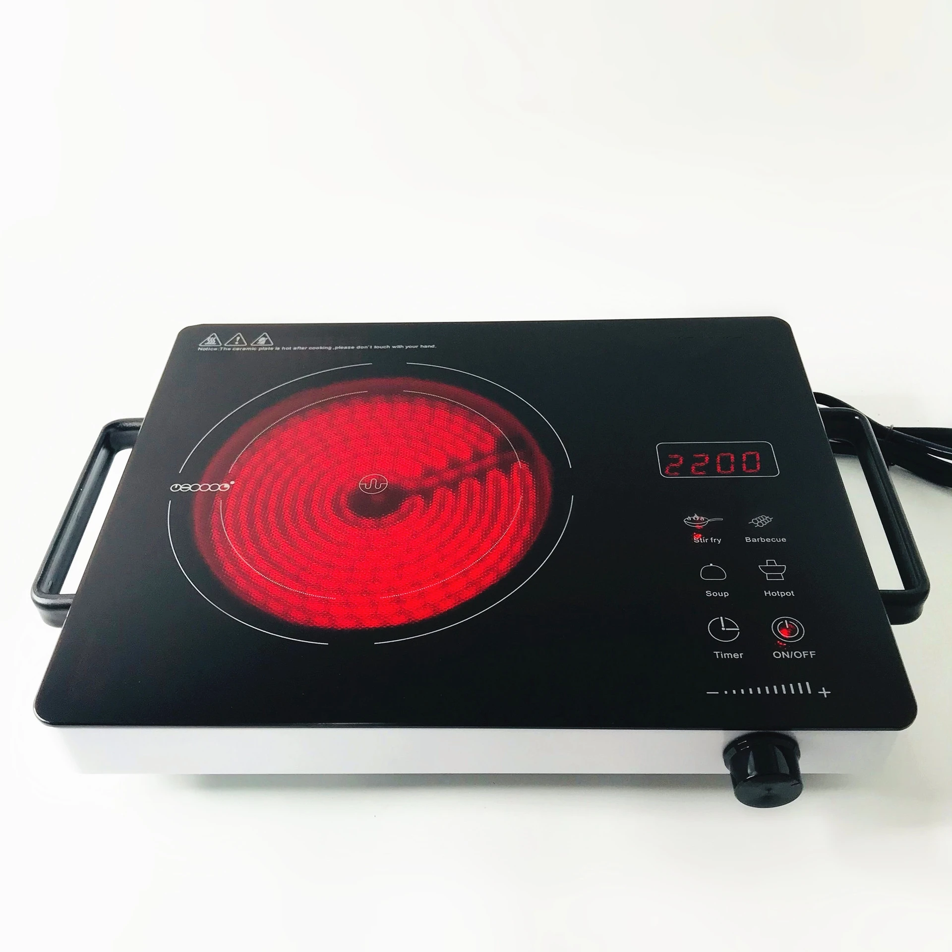 2200 Вт, лучшее качество, низкая цена, прочная электрическая красная инфракрасная плита, индукционная плита