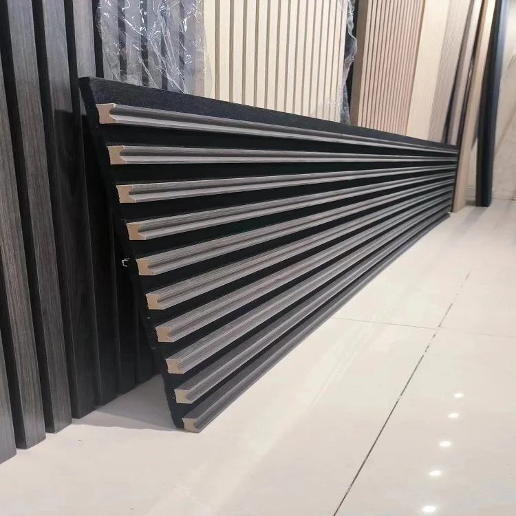 Wooden slat wall panels for wall and ceiling DIY acoustic panels