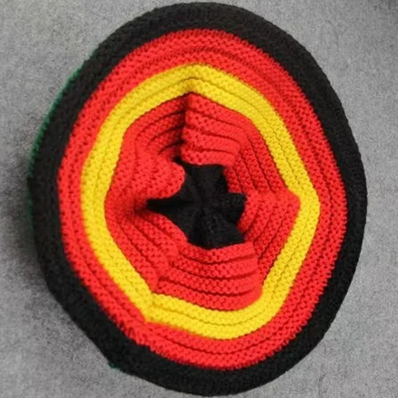 Knit Rasta  Reggae Jamaican Cap
