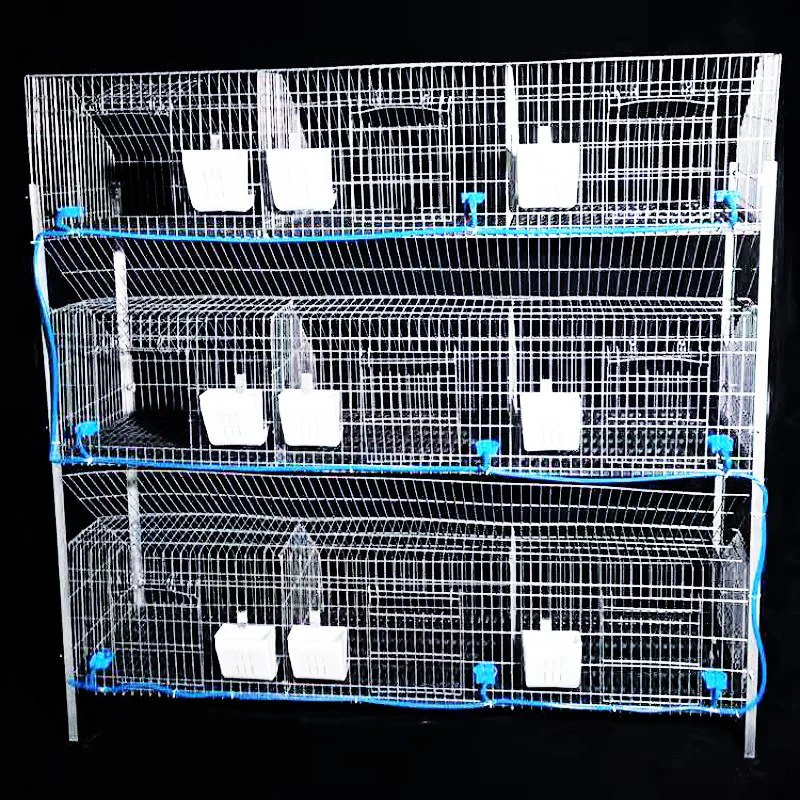 Large Size Capacity  Factory sale commercial rabbit breeding cages