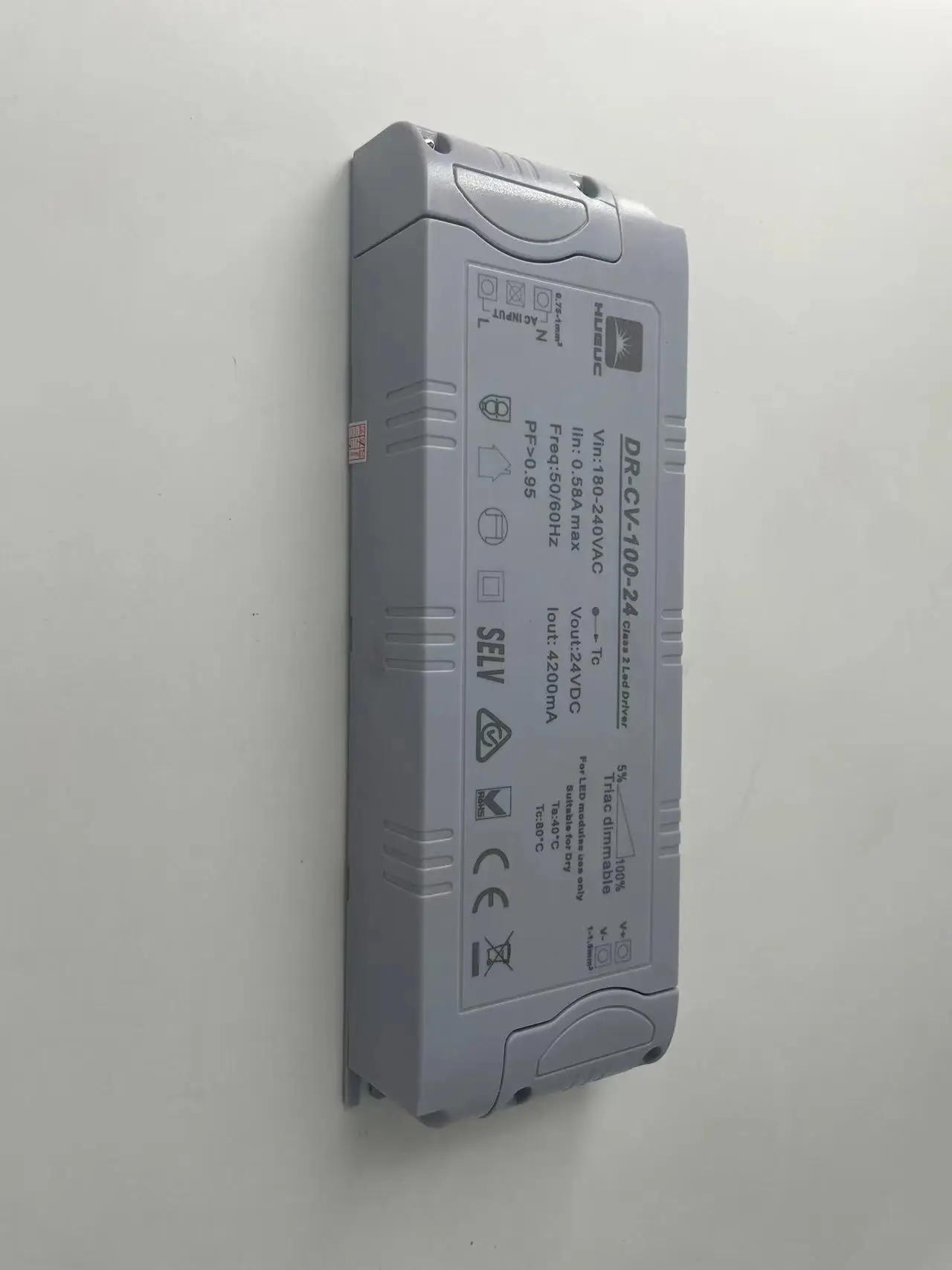 HUEUC 110v to 24V 100W constant voltage triac dimmable led switching power supply