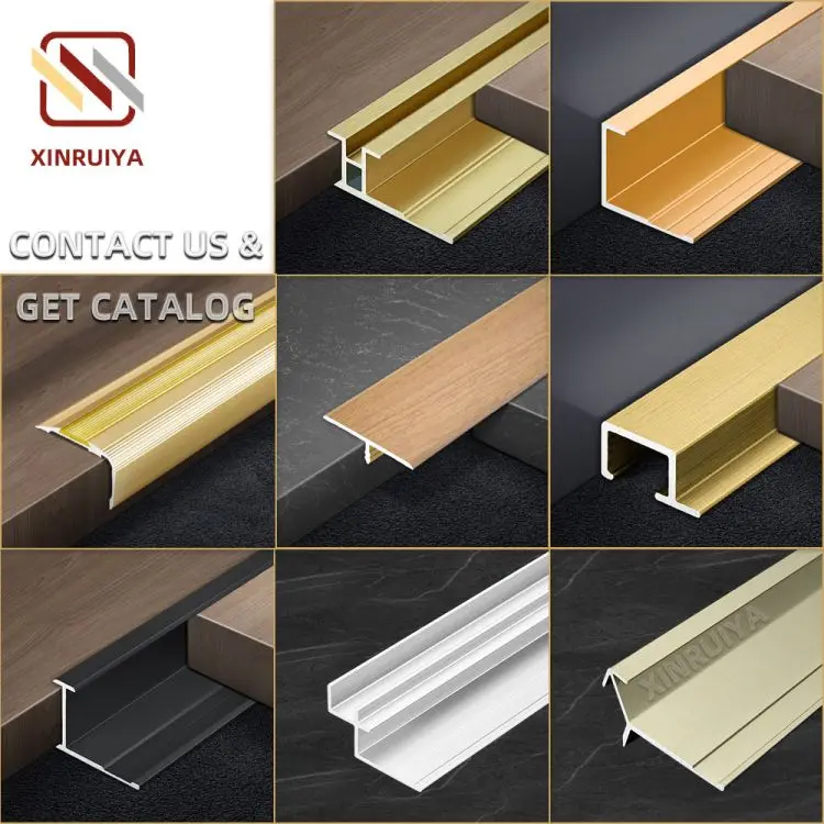 6mm 8mm 10mm Pewter Genesis Bright Matt Brushed Silver Tile Edge Trim Edging Beading Strip For Tiles Bathroom