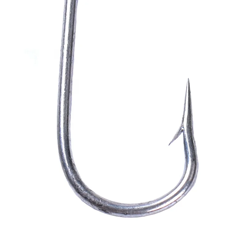 High Carbon Steel Sliced Shank  Fishing Hook saltwater big eye 65735  sea fishing hook