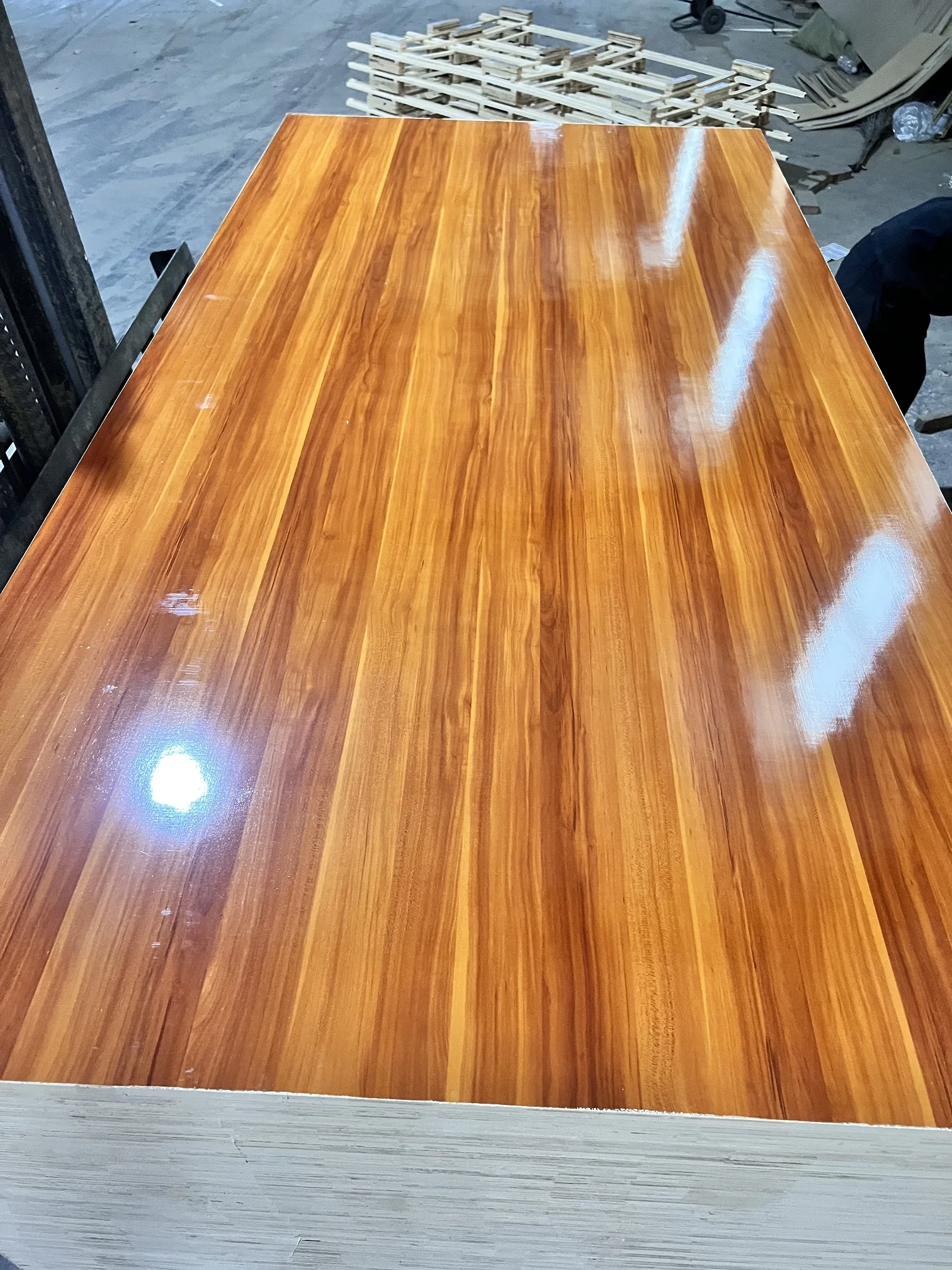 high glossy uv melamine mdf sheet price 1220X2440X16mm/17mm/18mm to nigeria market