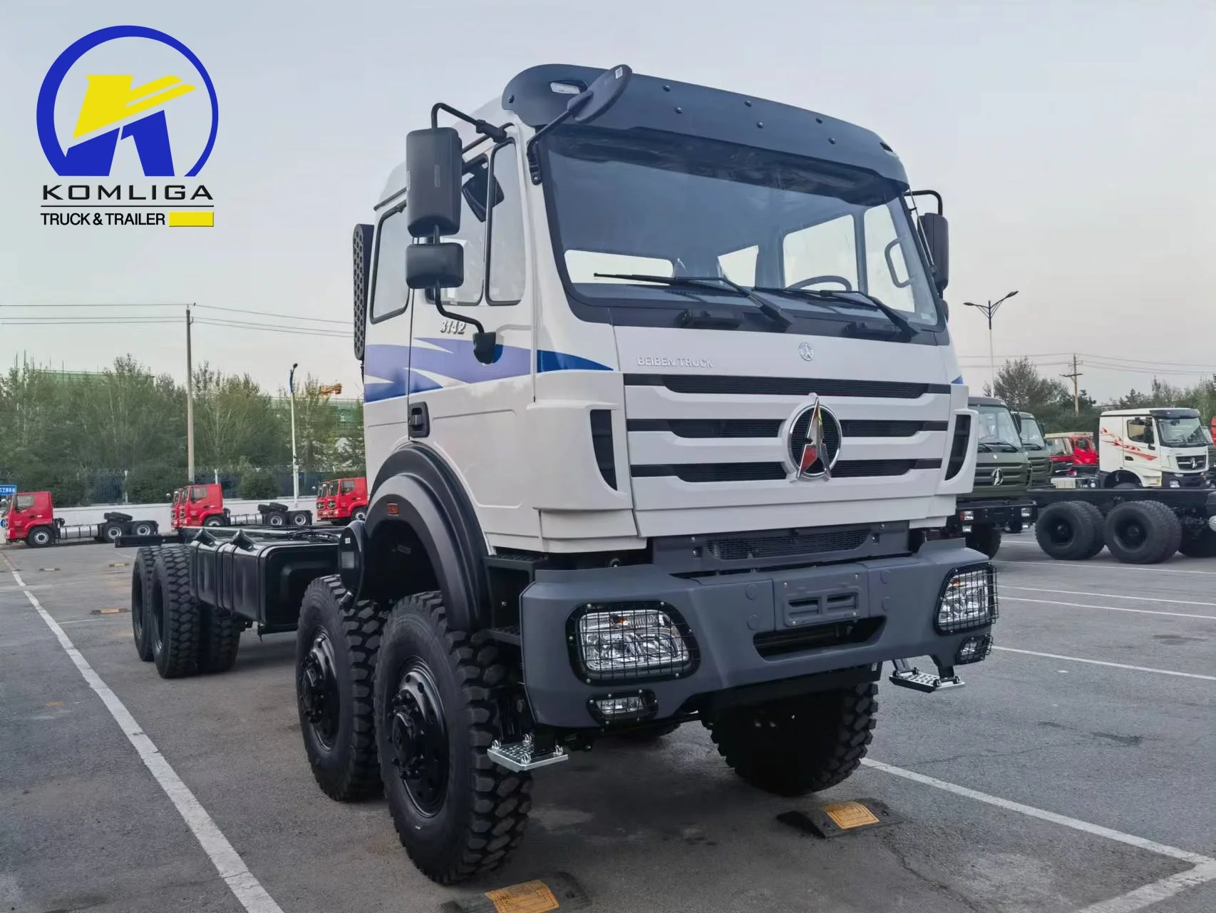 Шасси для грузовика Beiben 8x4 8x8 380hp 420hp шасси грузового 12 колес Camion DR Congo