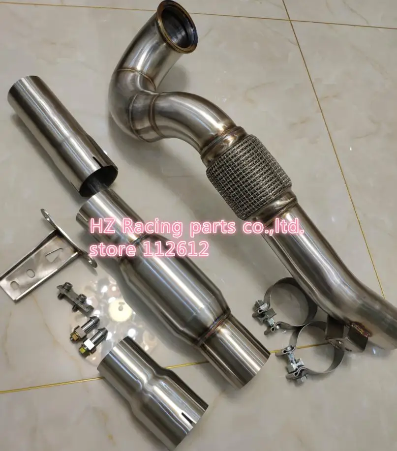 MK7 MK7.5 downpipe for GTI Seat Leon Cupra 5F Downpipe for Skoda RS 5E TFSI downpipe A3 1.8T 2.0T cat pipe 2013+