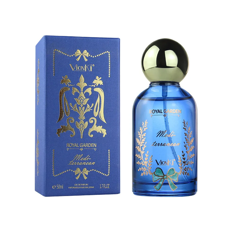 Wholesale Empty Perfume Bottles 30ml 50ml 100ml Electroplated perfume cosmetic oil glass bottles With Box Packaging Oem