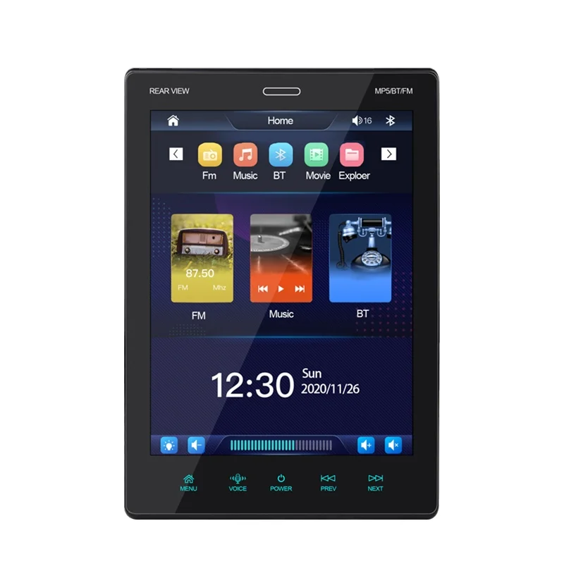 Hot sale Universal 9.5 Inch 2 Din Audioradio IPS Screen Vertical Screen Car Play  Car MP5 Player BT Mirror Link 9520C