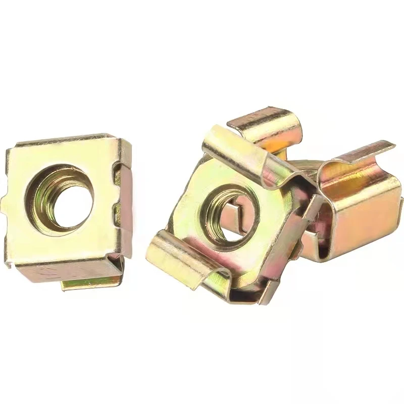 China Fastener Manufacturing Carbon Steel Cage Nuts GB Standard Square Cage Nut M4 M5 M6 M8 M10