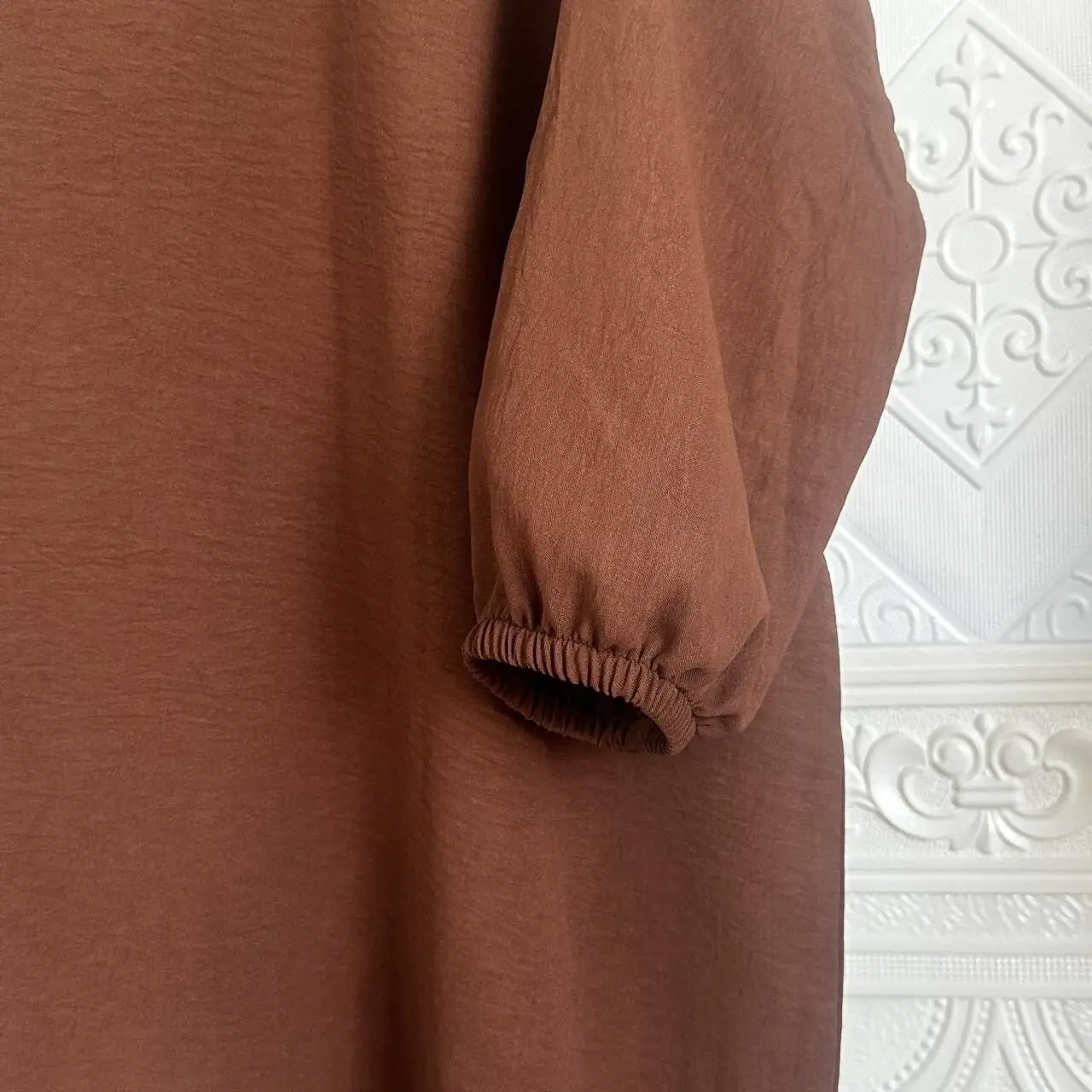 2024 EID Dubai Turkish Women Muslim Dress Abaya With Khimar 2 Two Piece Prayer Jazz Crepe Abaya Set