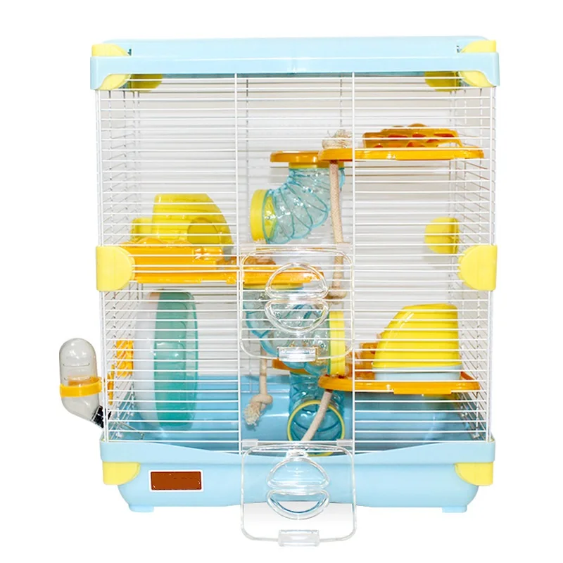Manufacturer Wholesale Custom Plastic Luxury Portable Castle 3 Tier Large Cheap Hamster Cage