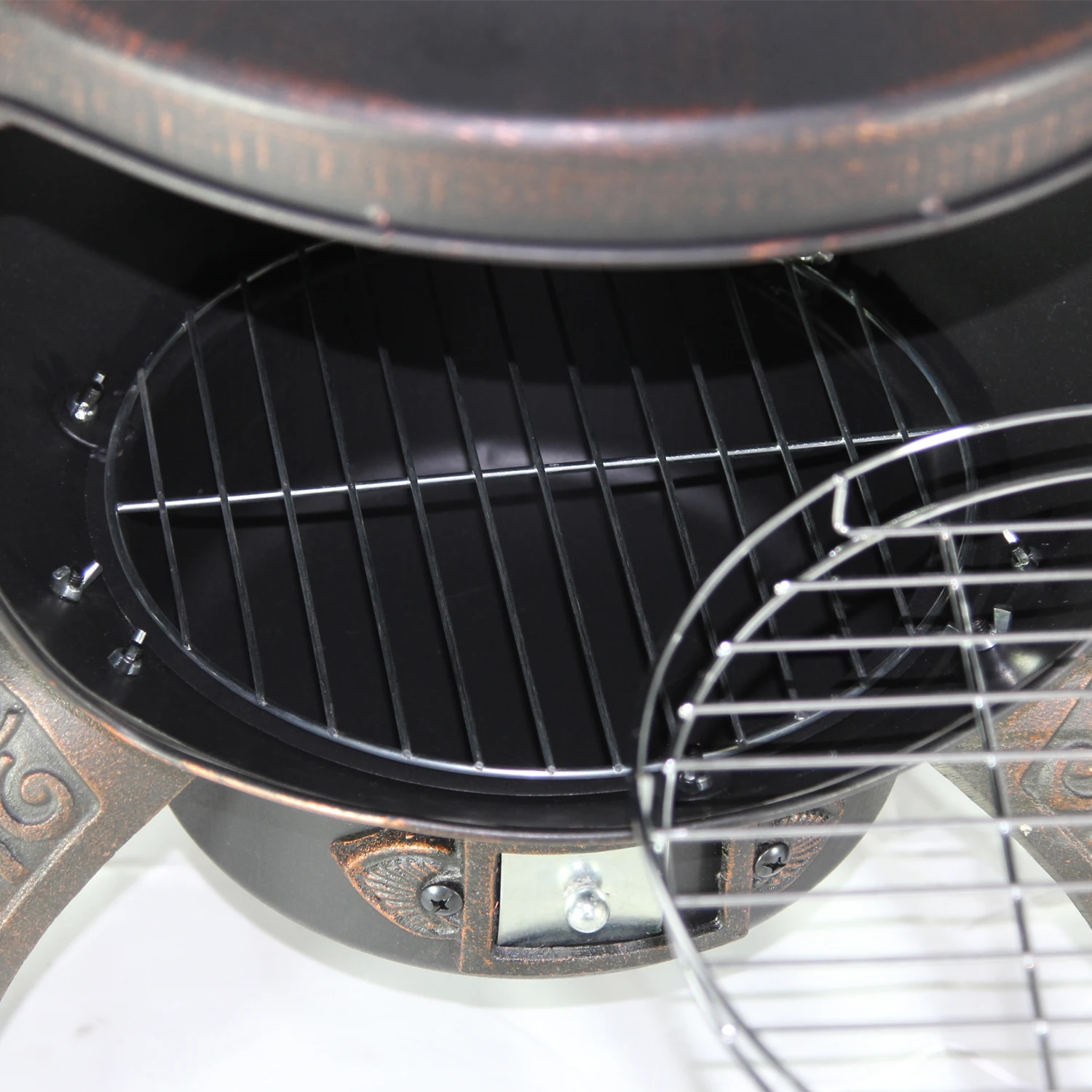 Garden Wood Burning Cast Iron Fireplace Chiminea Outdoor Patio Heater Solid Cas iron Chiminea