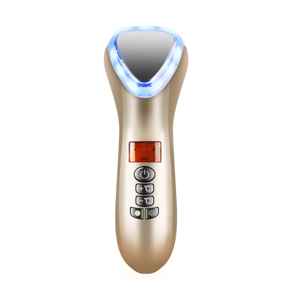 2024 New Arrive LED therapy Hot And Cold Facial Rejuvenation Product Deep Cleaning Skin Care Facial Beauty Device