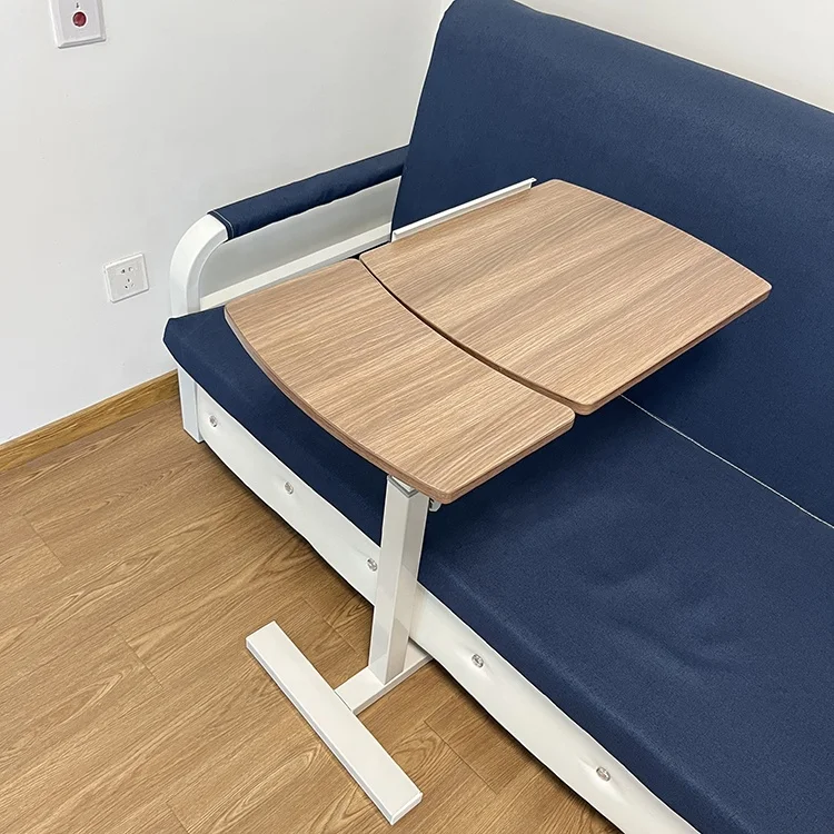 Ergonomic Folding Table Office Gas Spring Lifting Desk Sit Stand Computer Desk Single Leg Pneumatic Height Adjustable Desk