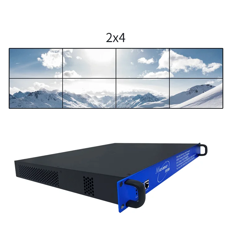 Профессиональный HDMI 1x8 видеодисплей 3x2 2x1 2x3 настенный видеоконтроллер 2k 4k 8k HD видеопереключатель рекламный плеер контроллер