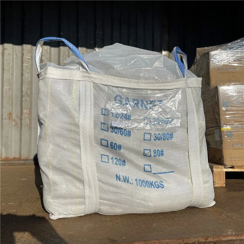 Garnet Grit Waterjet Abrasives  Aluminum Oxide for Sand Blasting Deburring Rust Removal on Marble Steel Plate for Grinding