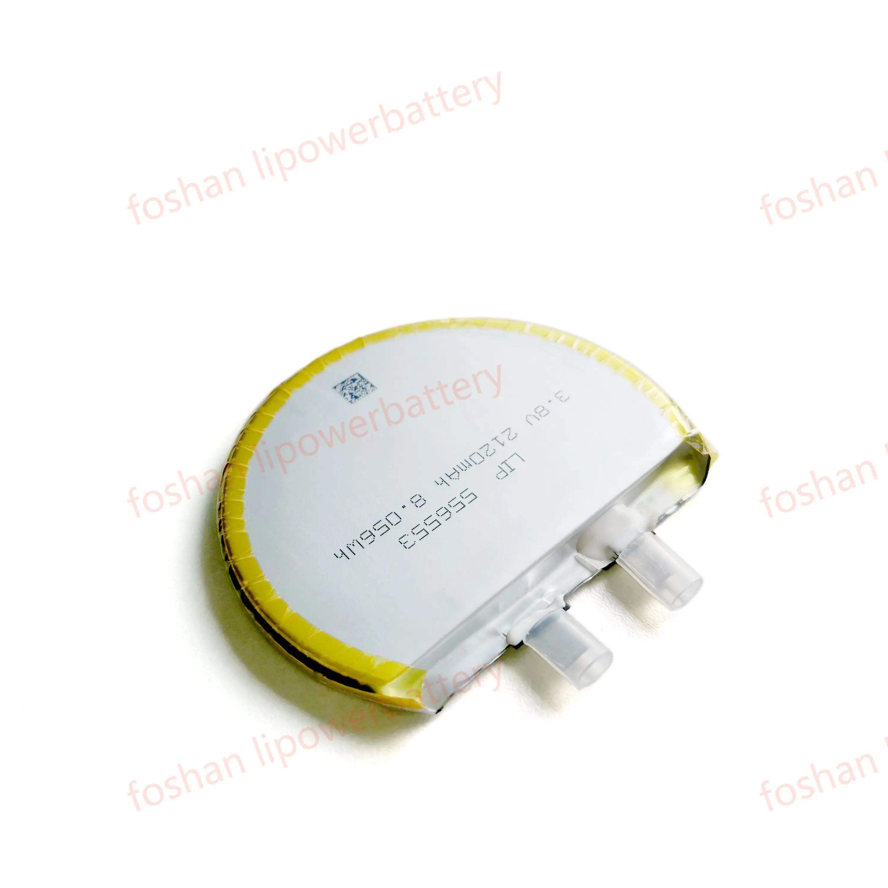 cylindrical battery round 556553 2120mah 2000mah rechargeable lipo battery 3.7v lithium ion batteries for power bank