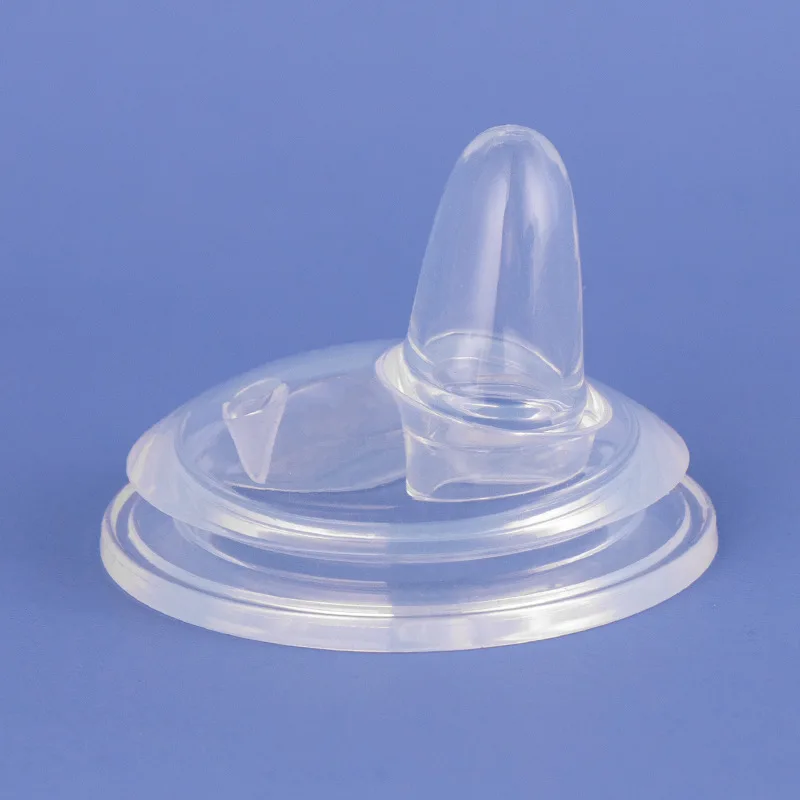 Wholesale 55 mm wide neck caliber universal food grade baby bottle nipple silicone baby pacifier