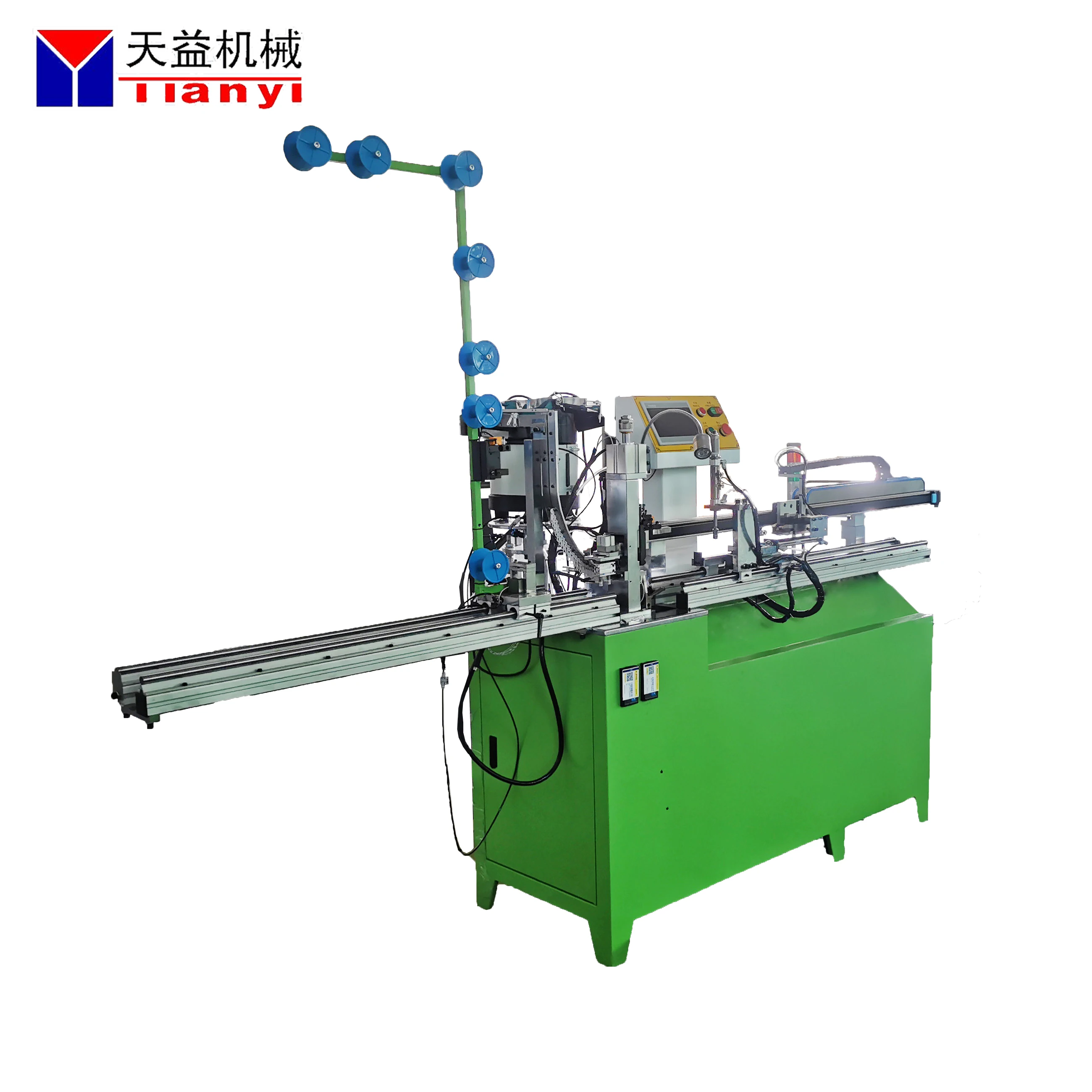 Auto PVC Zipper Teeth Melting Bottom Stop Slider Mounting and Cutting Machine Making for Sale