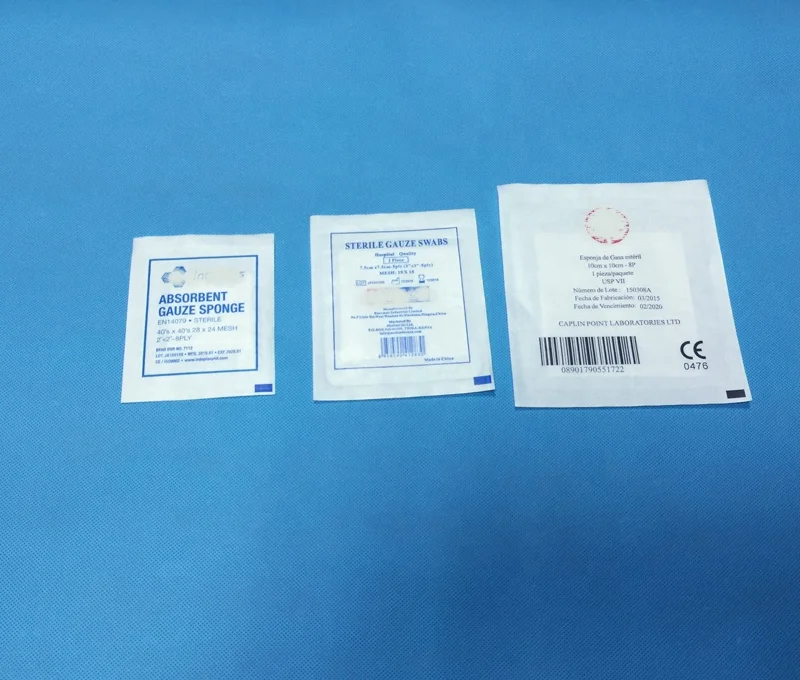 Sterile Gauze swab , gauze swabs ,Absorbent sterile  Gauze Swab 4'x 4'