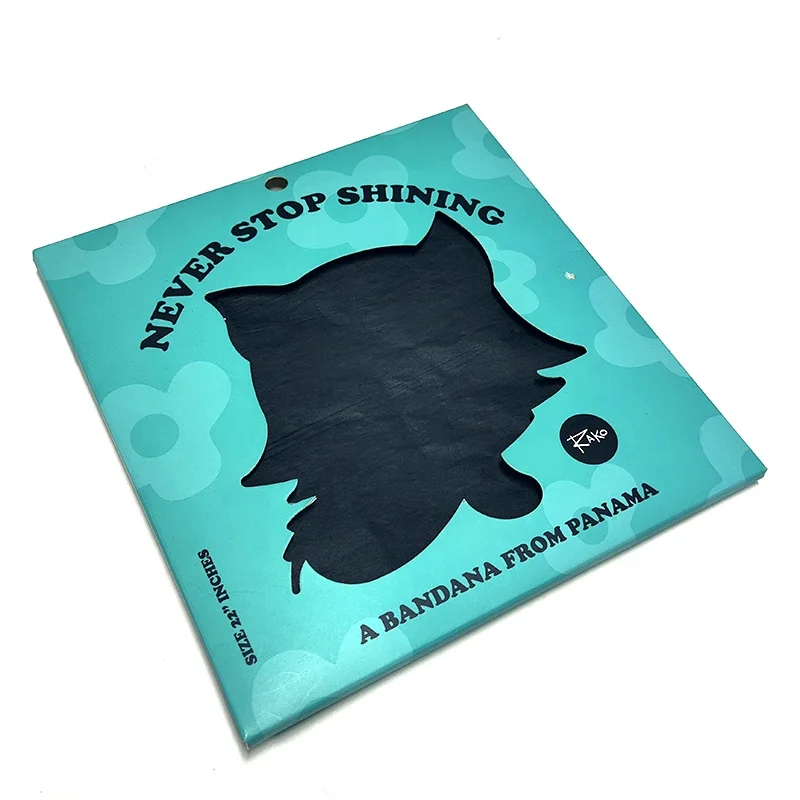 Personal fashion Custom private logo envelope greeting window display business envelope packaging for silk scarf